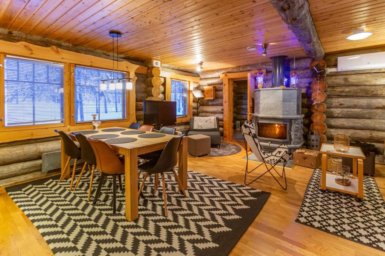 Kuukkeli Log Houses Villa Aurora "Pupula" Сааріселькя Екстер'єр фото