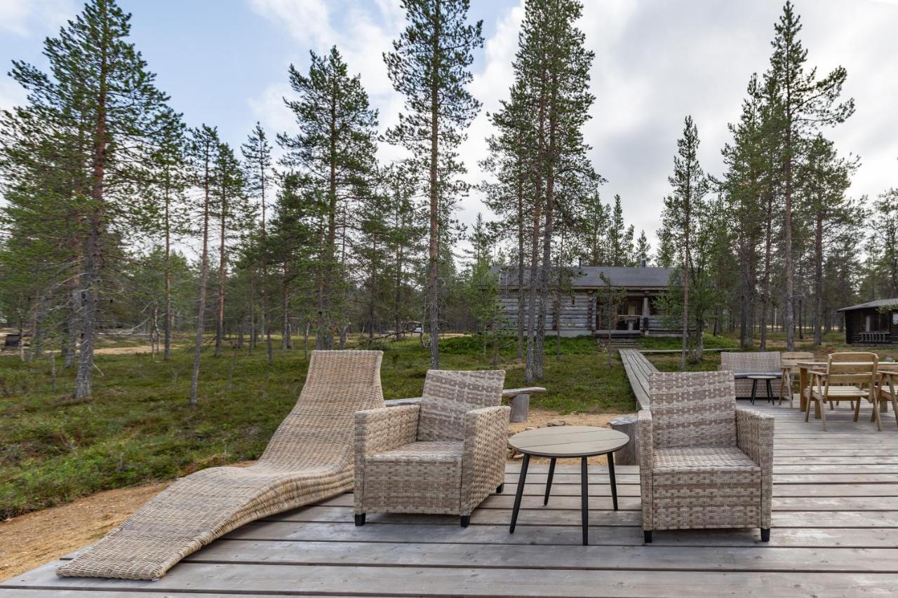 Kuukkeli Log Houses Villa Aurora "Pupula" Сааріселькя Екстер'єр фото
