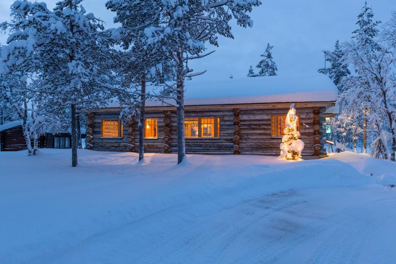 Kuukkeli Log Houses Villa Aurora "Pupula" Сааріселькя Екстер'єр фото