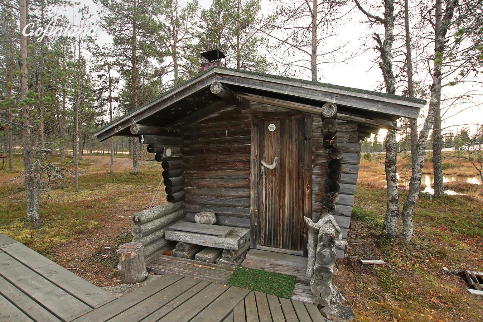 Kuukkeli Log Houses Villa Aurora "Pupula" Сааріселькя Екстер'єр фото