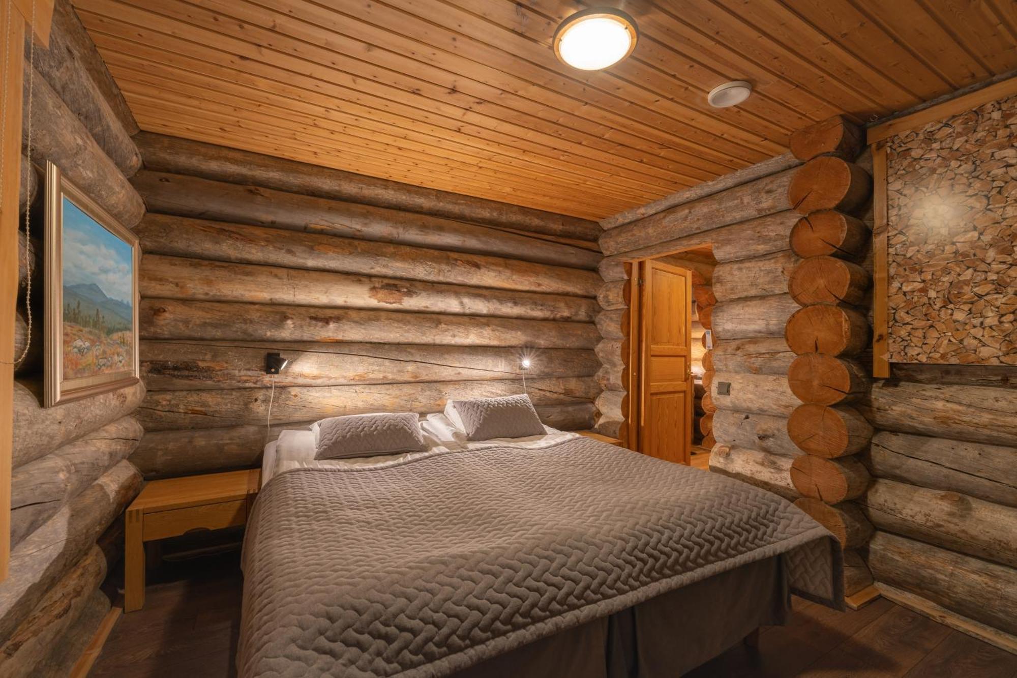 Kuukkeli Log Houses Villa Aurora "Pupula" Сааріселькя Екстер'єр фото