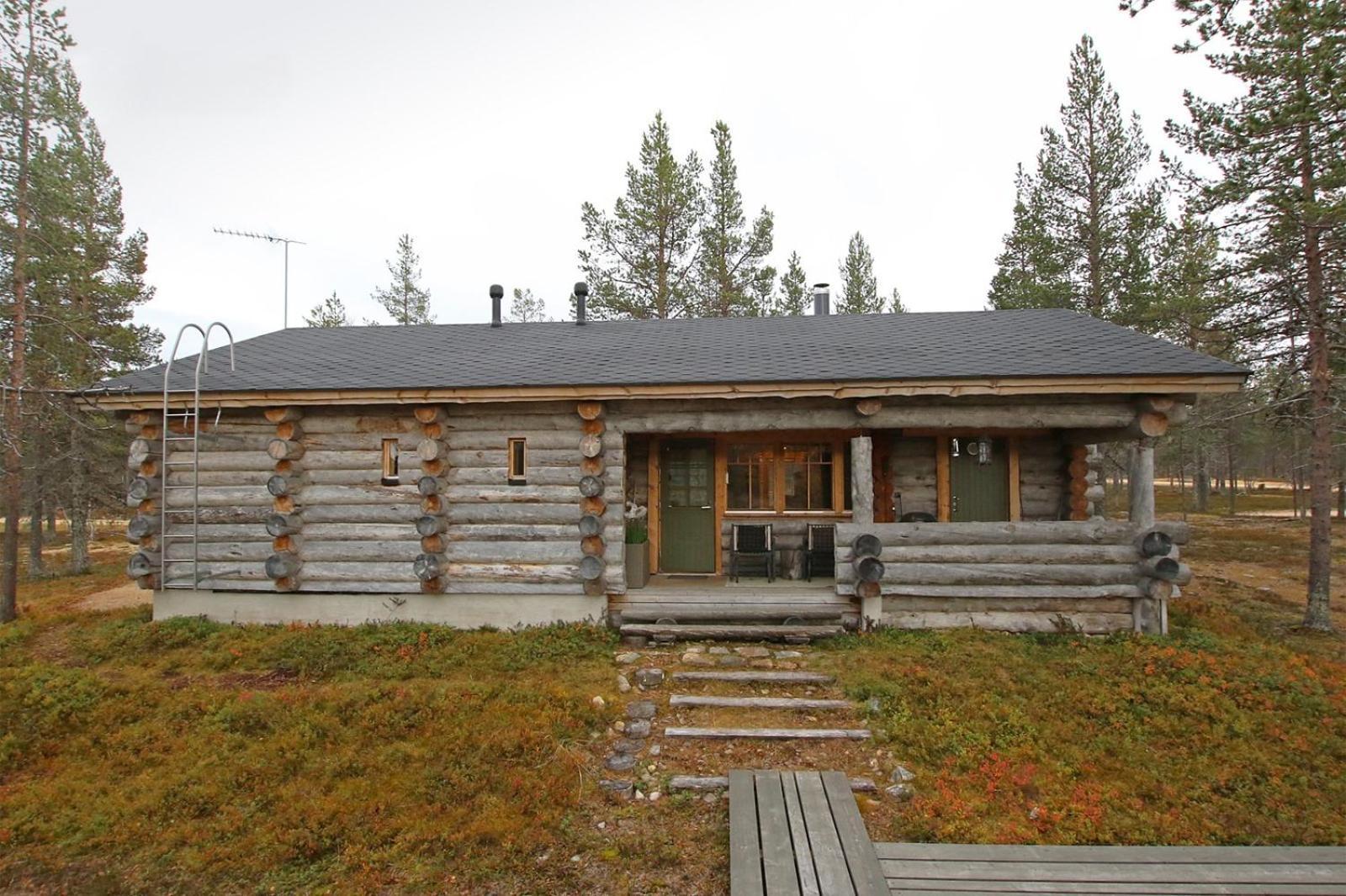 Kuukkeli Log Houses Villa Aurora "Pupula" Сааріселькя Екстер'єр фото