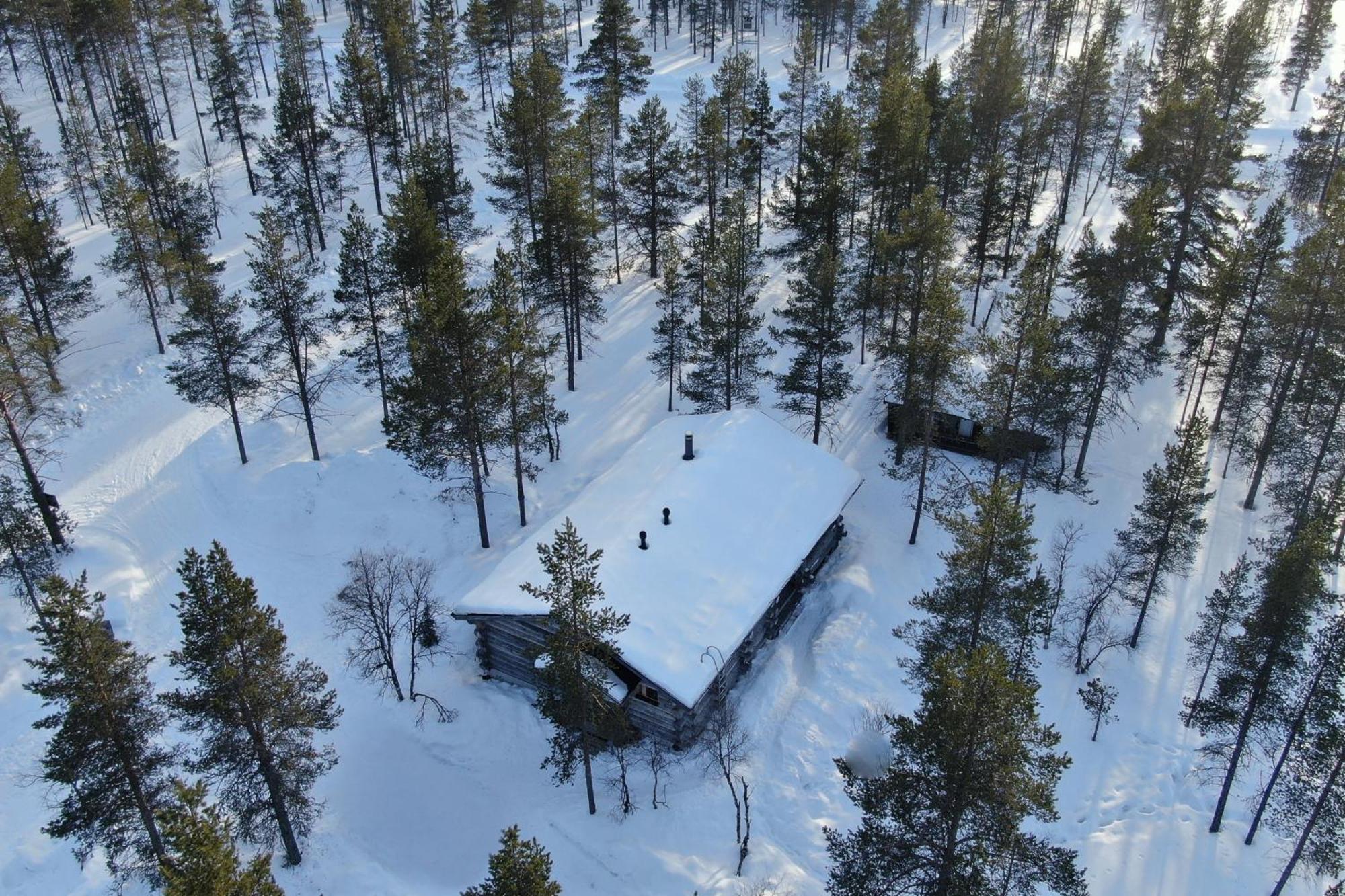 Kuukkeli Log Houses Villa Aurora "Pupula" Сааріселькя Екстер'єр фото