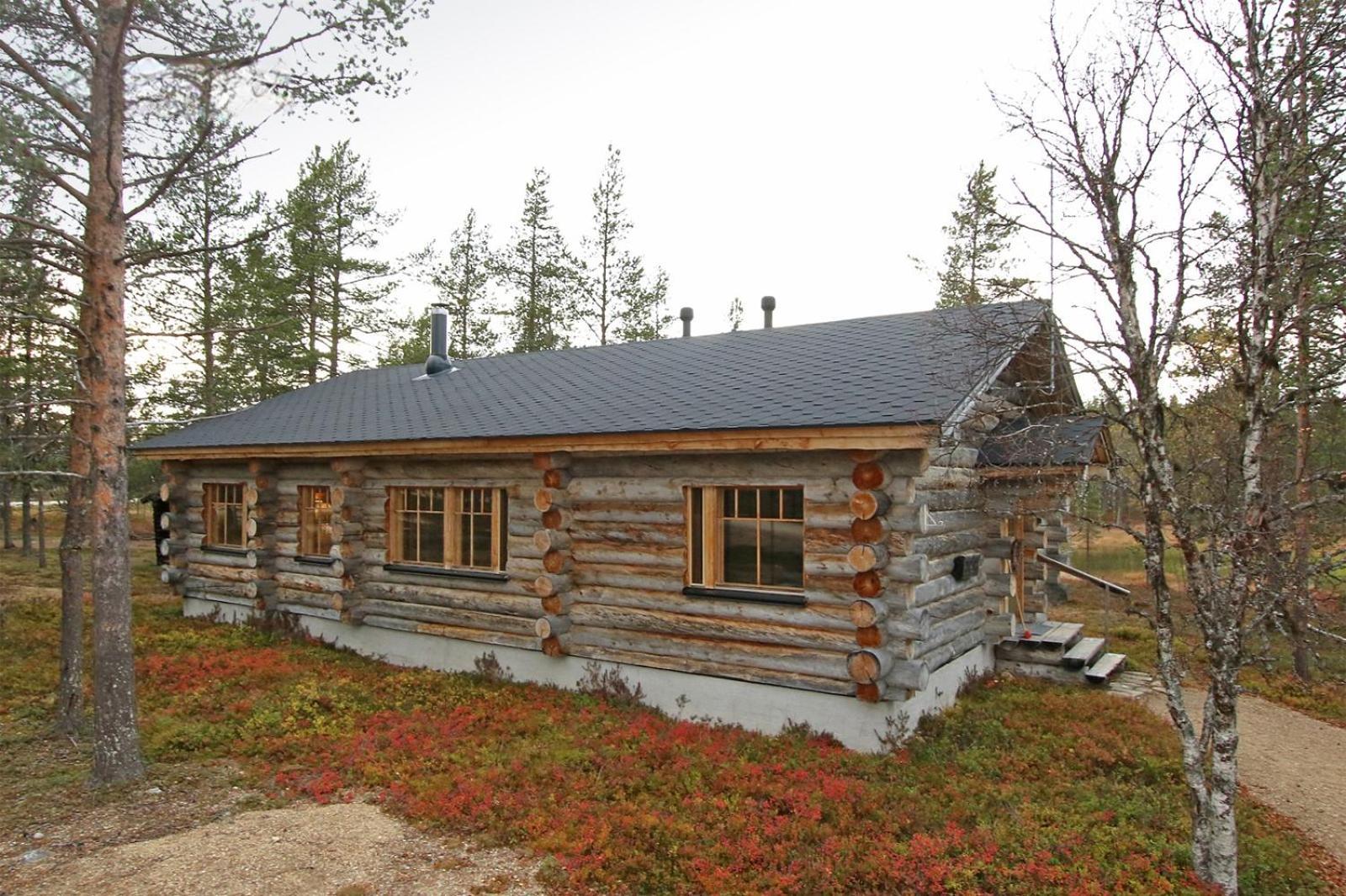 Kuukkeli Log Houses Villa Aurora "Pupula" Сааріселькя Екстер'єр фото